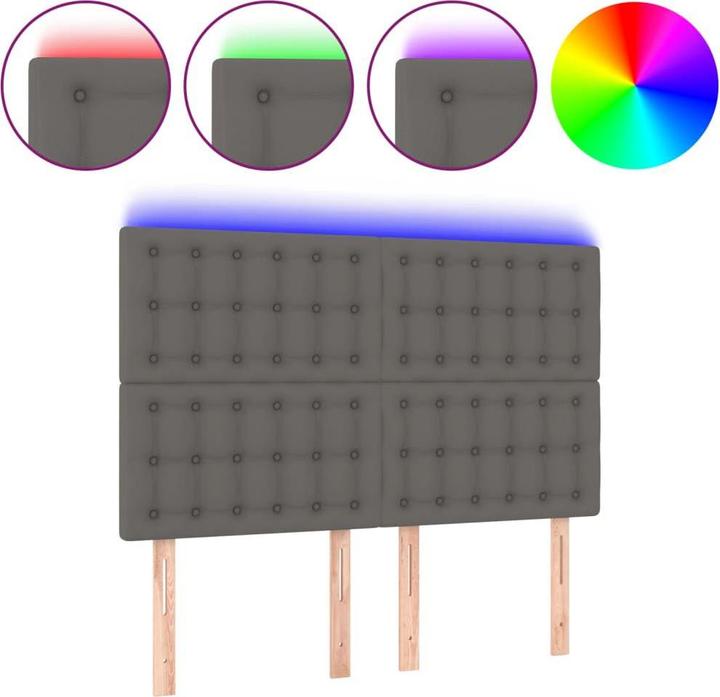 Produktbild vidaXL LED Kopfteil (144 x 5 x 128 cm)