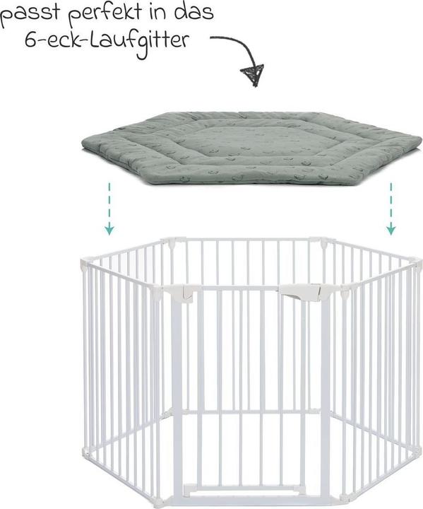 Actual product image Fillikid Laufgitter Laufstalleinlage für 6-eck Laufgitter Jersey
