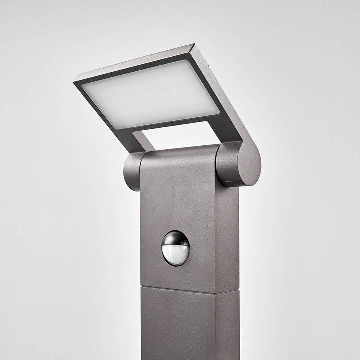 Image du produit Lucande Marius LED Garden Light H80 w/Sensor Graphite (600 lm, IP54)