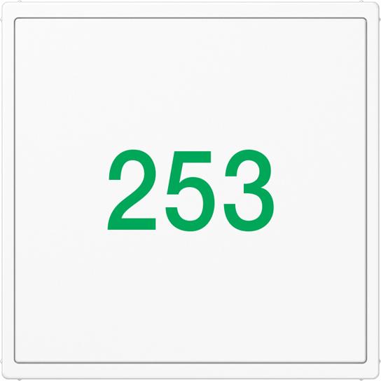 JUNG Acuko6txww, Pulsante + Interruttore, Bianco