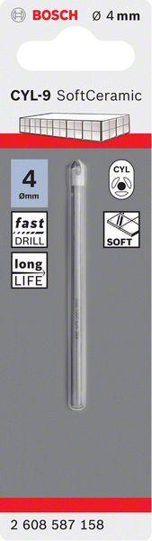 Image du produit Bosch Professional Zubehör Foret pour verre et carrelage 4 mm A (4 mm)