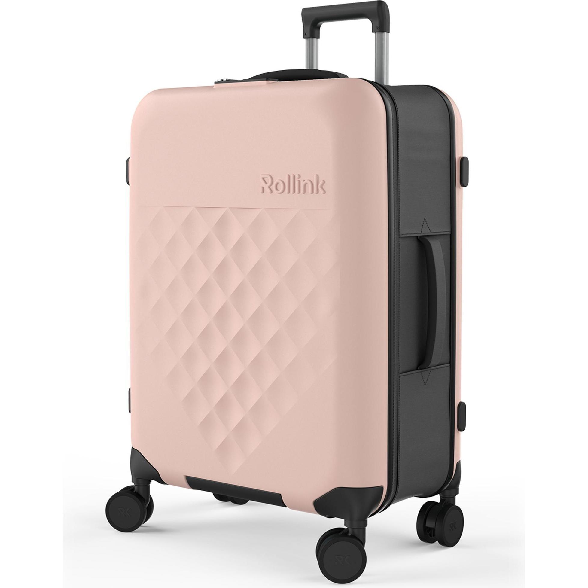 Thumbnail - Rollink, Koffer, Harde koffer / Trolley / Reiskoffer - Vega 360 - 65 cm - Rose, Rosa, (80 l, M (50 - 90l))