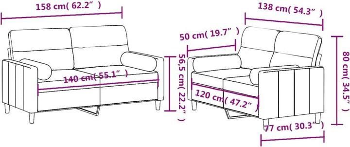 Image du produit vidaXL Gerakana (2 places)