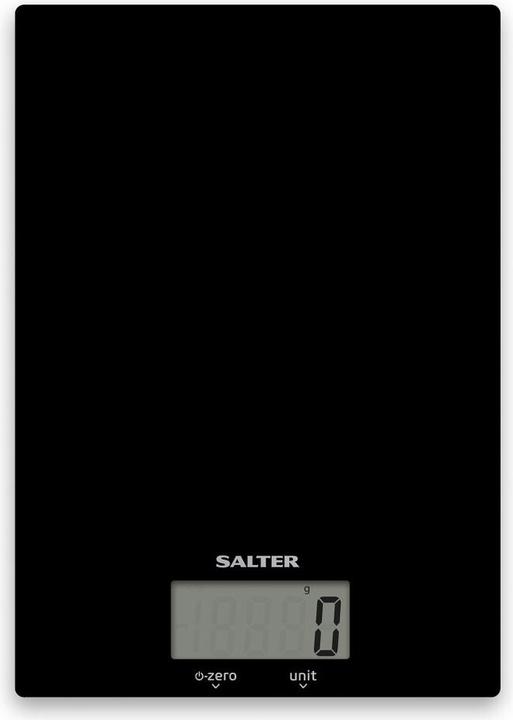 Produktbild Salter 1170 BKDR Ultra Slim Glass Digital Kitchen Scale - Black