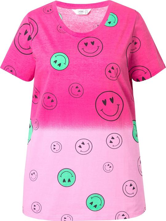 Produktbild Angel of Style T-Shirt, Smiley-Muster, Farbverlauf (50)