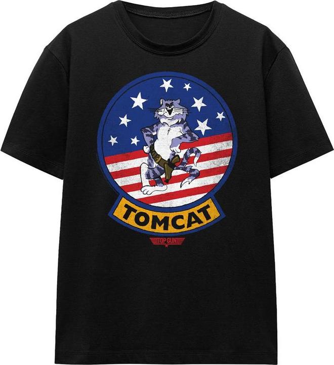 Actual product image Top Gun Unisex Adult Tomcat Sigil T-Shirt (M)
