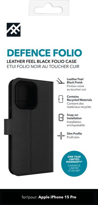 Actual product image Zagg Defence Folio (Apple iPhone 15 Pro)