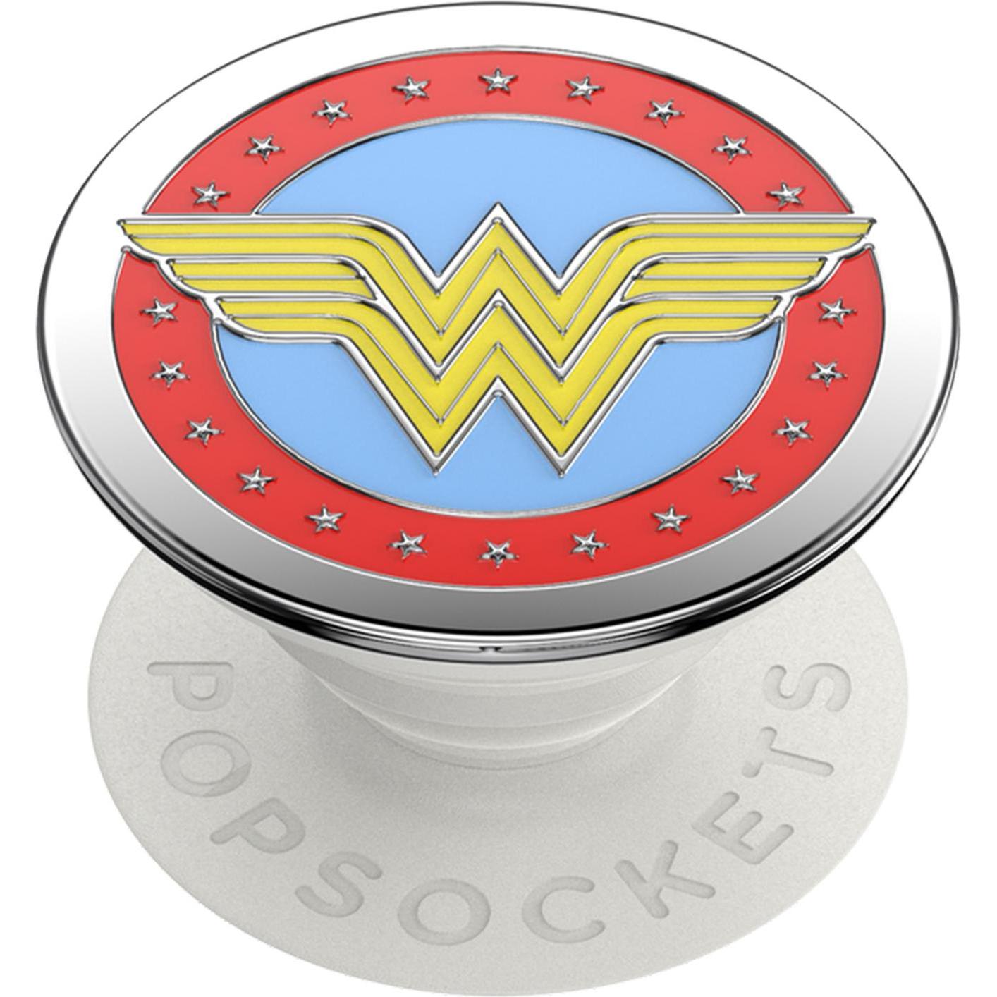 PopSockets PopGrip Enamel Wonder Woman, Smartphone Halterung, Weiss