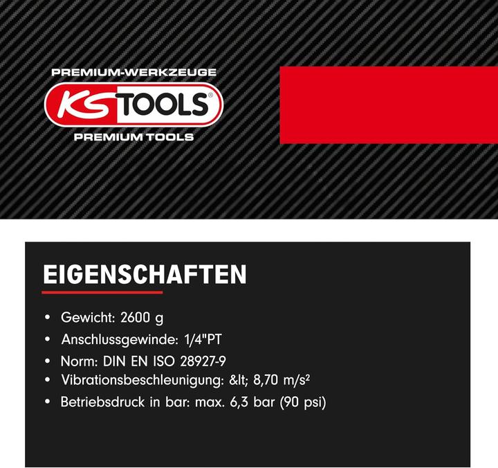 Image du produit KS Tools Dérouilleur à aiguilles pneumatique 515.3070 (Dérouilleur à aiguilles)