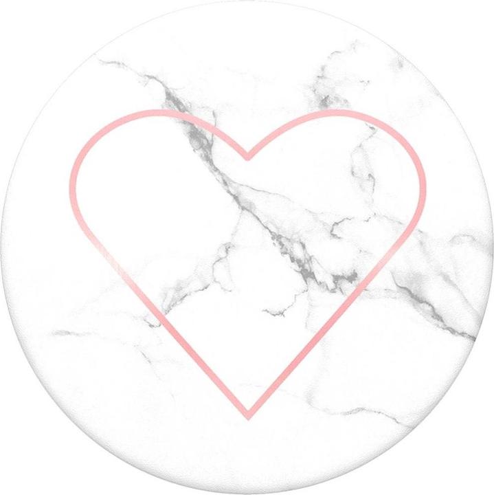 Actual product image PopSockets Stoney Heart Mobile Phone Stand Stone, Pink
