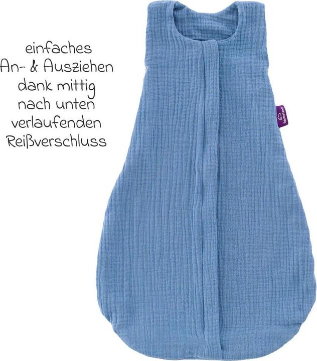 Produktbild Träumeland Sommerschlafsack Liebmich Baumwollmusselin (70 cm)