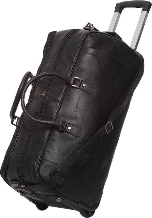 Produktbild The Chesterfield Brand Chesterfield Brand Leren Trolley Reistas Zwart Jayven (42 l)