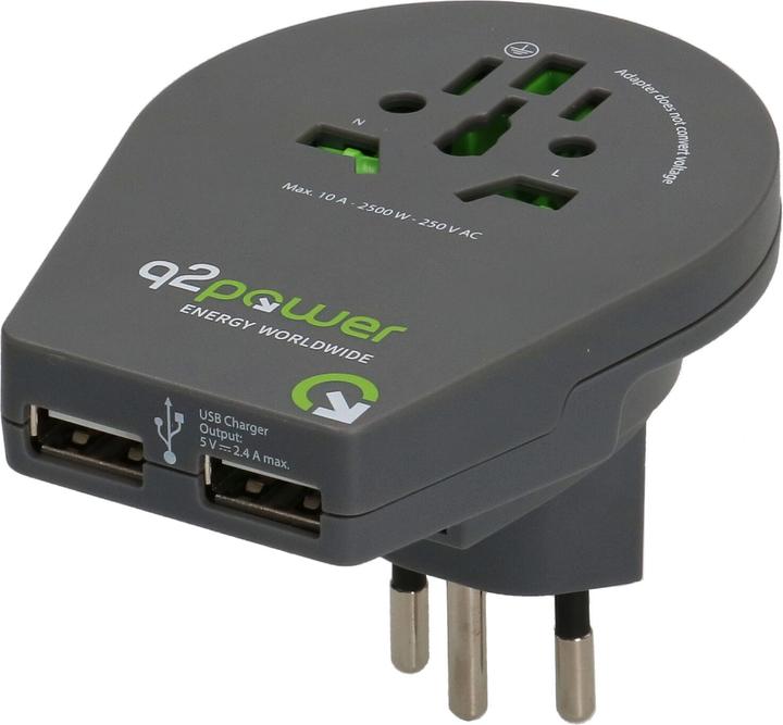 Immagine prodotto Q2 Power Q2Power Reiseadapter Welt