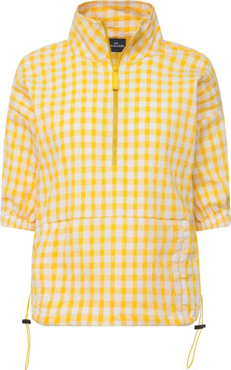 Produktbild Laurasøn Karobluse, oversized, Seersucker, Troyerkragen, Halbarm, OEKO-TEX (M)