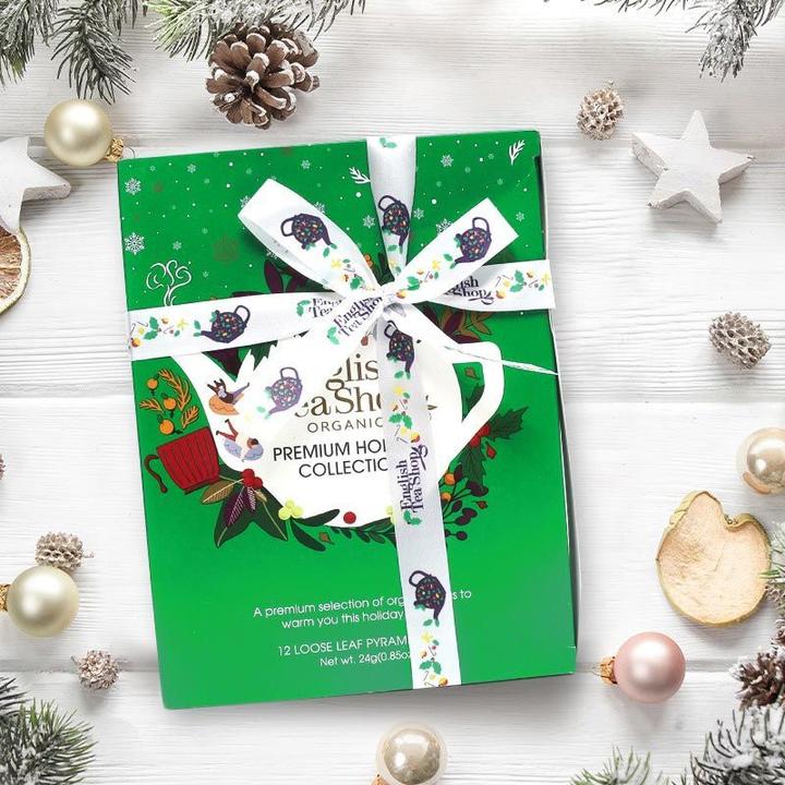 Image du produit English Tea Shop Gift collection Christmas green BIO 12 pyramides