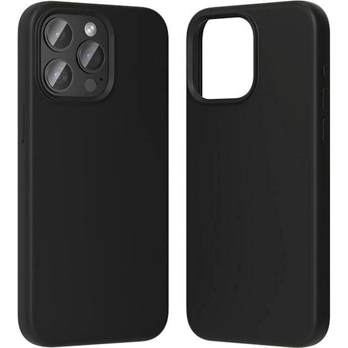 Vention KUEB0-40 Silicone Case for iPhone 14 Pro Max (black) (Apple iPhone 14 Pro Max), Smartphone Hülle, Schwarz