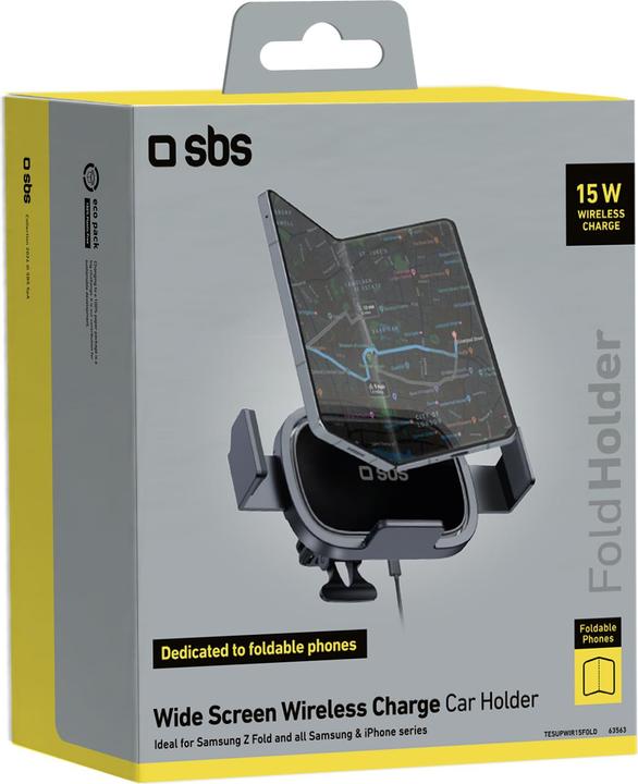 Produktbild SBS Wide Screen Wireless Charge Car Holder
