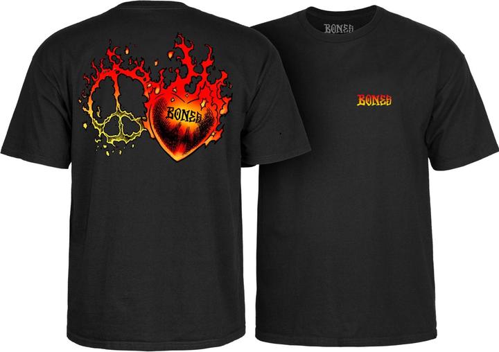 Actual product image Bones Wheels Heart & Soul T-Shirt (XL)