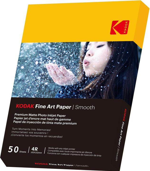 Image du produit Kodak Fine Art Paper 230g Matte Coated Smooth 4/6x50 (230 g/m², 10 x 15 cm, 50 x)