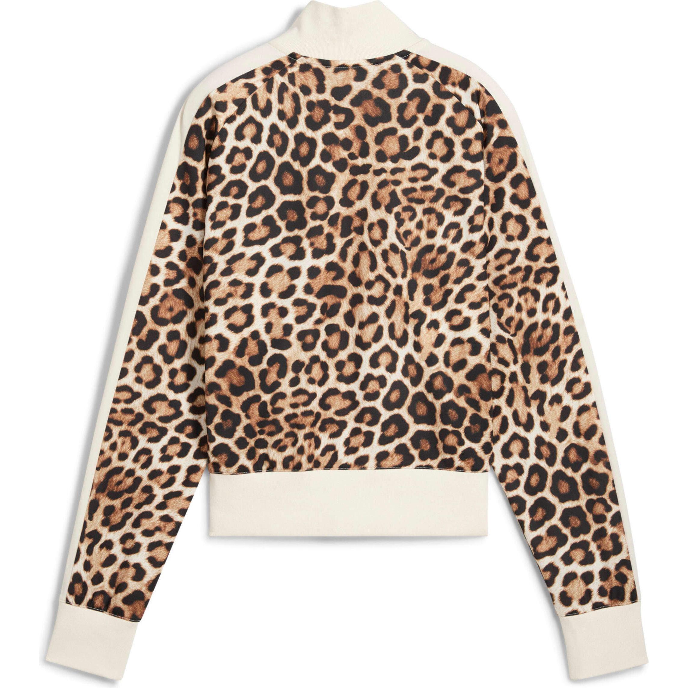 Thumbnail - Puma, Damen, Laufjacke, T7 LEO LUXE AOP Short Track Jacket (S), Weiss, S