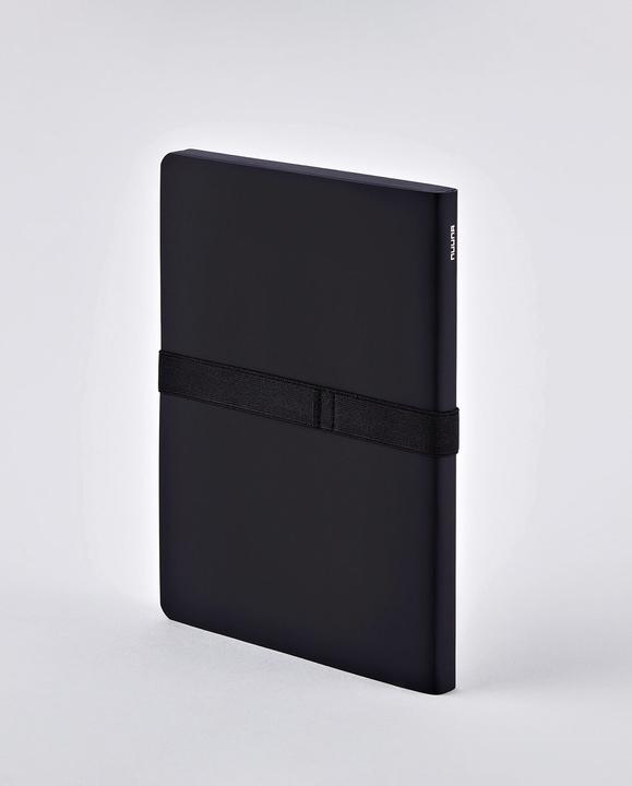 Actual product image Nuuna Not White L LIGHT, black (22 x 16.5 cm, Plain, Soft cover)