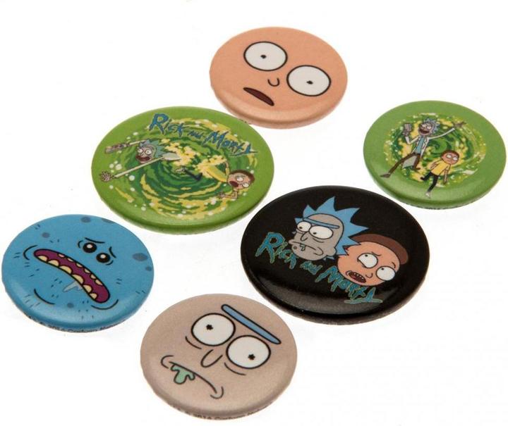 Image du produit Rick And Morty Portal Pin's Set 6erPack Métal