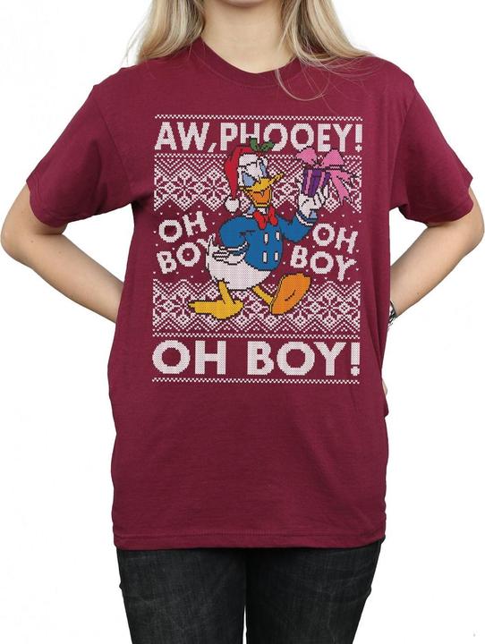 Produktbild Disney Donald Duck Christmas Fair Isle TShirt (XL)