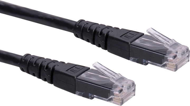 Productafbeelding Roline UTP-patchkabel cat.6, zwart, 2m (U/UTP, CAT6, 2 m)