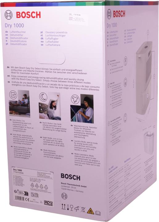 Actual product image Bosch Home Comfort Dry 1000 (17 m², 10 l/24h)