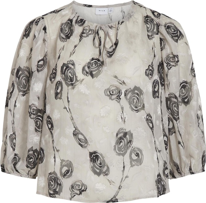 Actual product image Vila Print top with 3/4-length sleeves (42)
