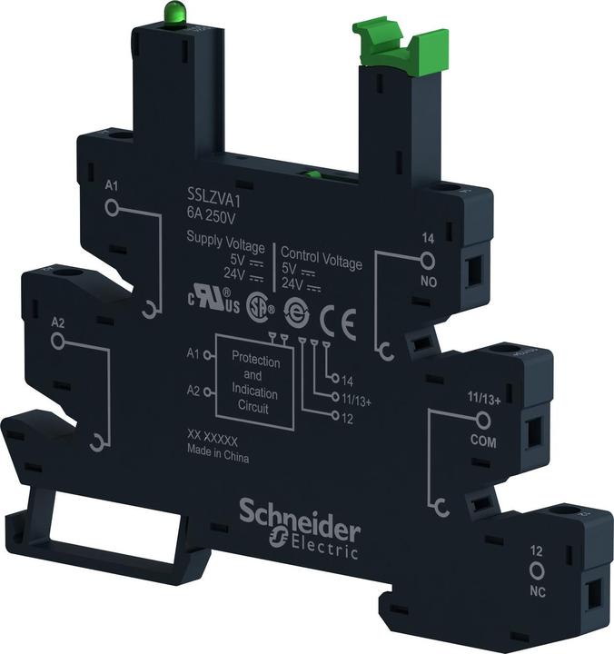 Produktbild Schneider Electric SSR SLIM Sokkel Skrue 5-24VDC (Relaissockel)