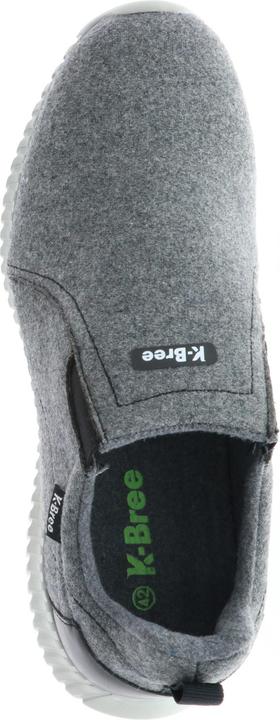 Produktbild K-Bree Damen Herren Sneaker Low-Cut Slipper Merinowolle recyceltes PET Nachhaltig grau (44)