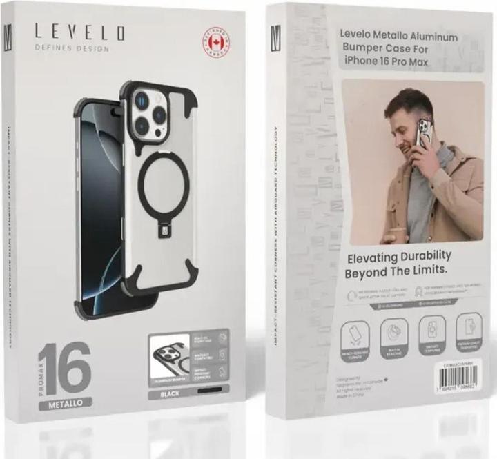 Produktbild Levelo Metallo Aluminum Bumper Case (Apple iPhone 16 Pro Max)
