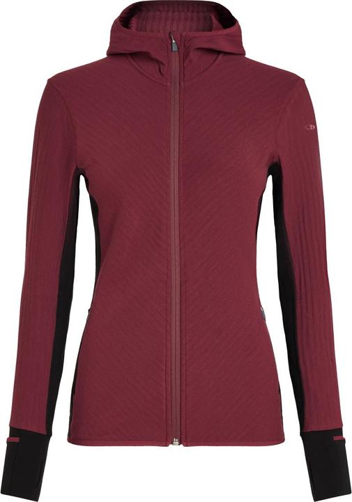 Image du produit Icebreaker Femmes Descender L/S Zip Hood (S)