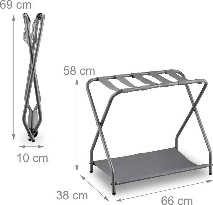 Produktbild Relaxdays Kofferständer (Kofferständer)