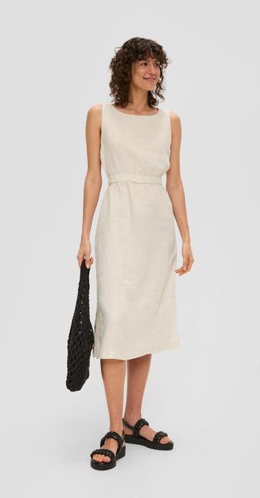 Produktbild S.Oliver Kleid Ärmelloses Leinenkleid mit Elastikbund (46)