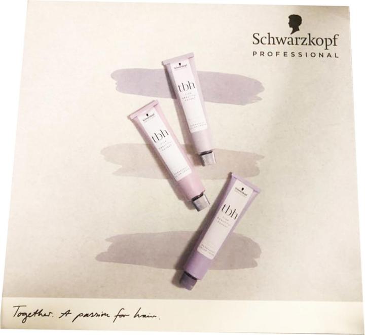 Actual product image Schwarzkopf Professional TBH True Beautiful Honest color card