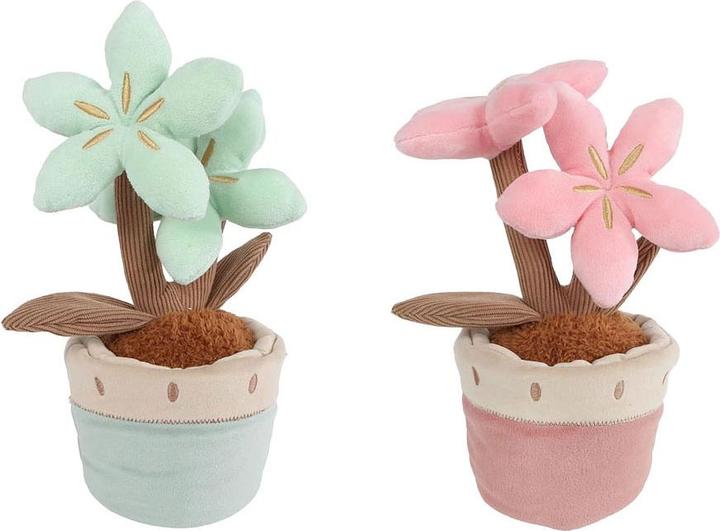 Take Me Home Plüschpflanze „Nimm mich mit nach Hause“ mit 2 Blüten, Länge 24 cm