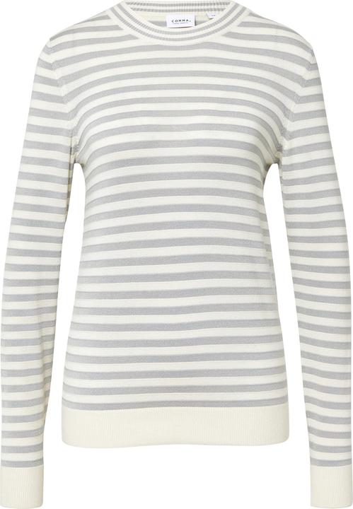 Produktbild Comma Strickpullover Gestreifter Feinstrickpullover aus Viskosemix (40)
