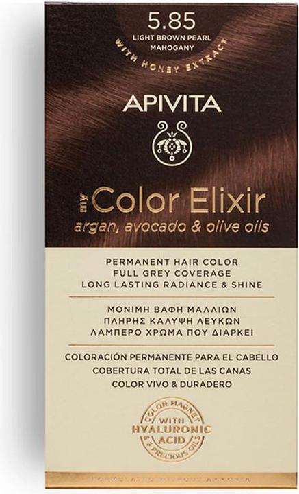 Immagine prodotto Apivita My Color Elixir Colore Permanente per Capelli Radiosità e Lucentezza a Lunga Durata (Shampoo liquido)