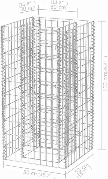 Immagine prodotto vidaXL Gabionen-Hochbeet
