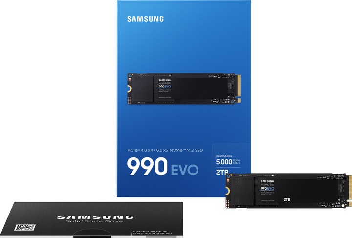Produktbild Samsung 990 EVO (2000 GB, M.2 2280)