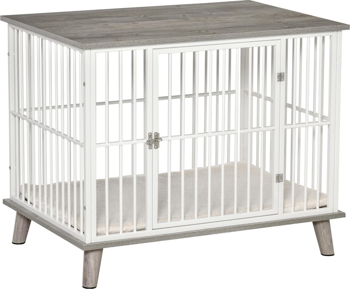 Actual product image PawHut Dog cage with raised design