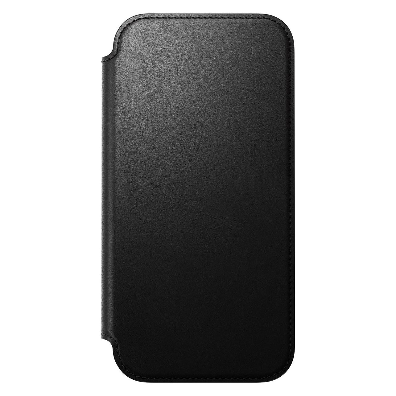 Nomad Modern Leather Folio - Lederhülle Für Das IPhone (Apple IPhone 17 Pro Max), Smartphone Hülle, Schwarz