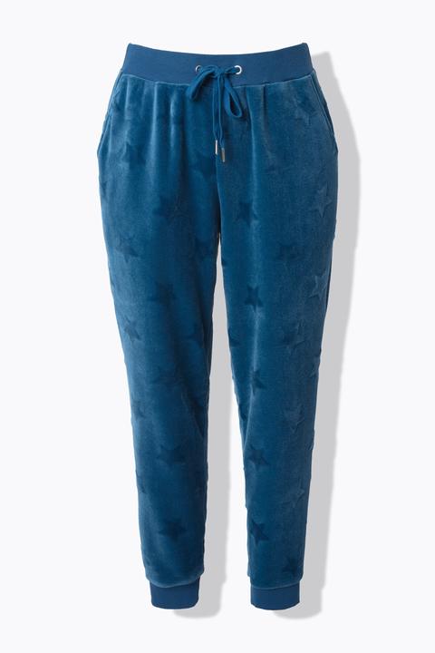 Produktbild Ulla Popken Homewear-Hose, Sternenstruktur, Elastikbund (54, 56)