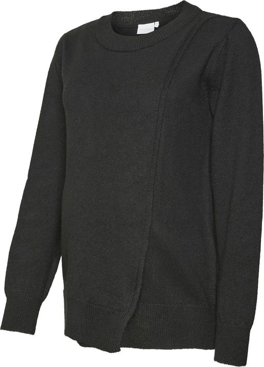 Actual product image Mamalicious Round neck Ribbed cuffs Pullover Knitted top (S)