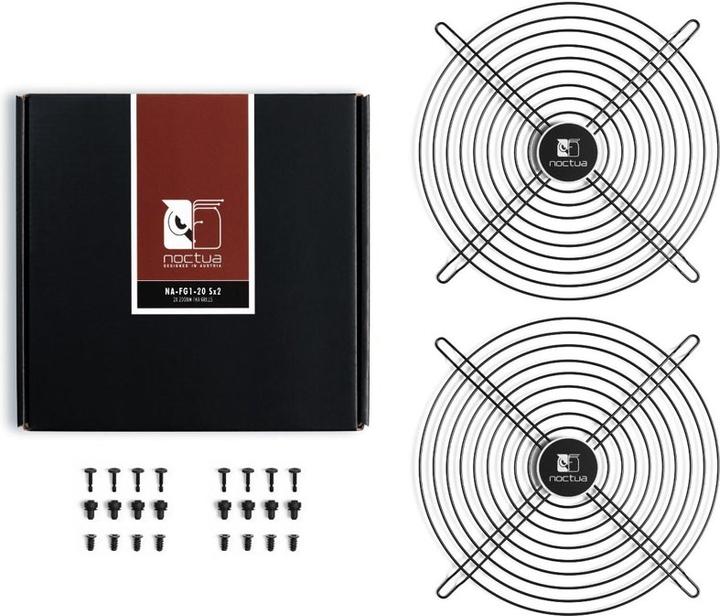 Immagine prodotto Noctua NA-FG1-20 Griglia per ventole Sx2 da 200 mm - nera