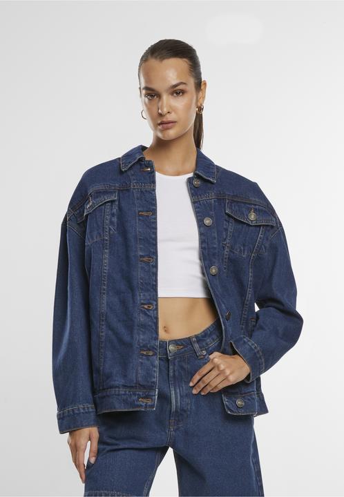 Actual product image Urban Classics Ladies Oversized 90's Denim Jacket - 161495 (XL)