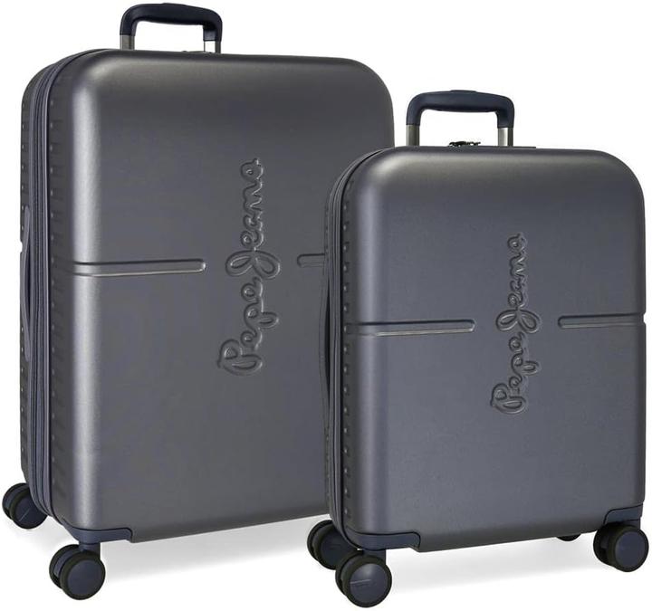 Produktbild Pepe Jeans Highlight Kabinentrolley-Set, Marine (79 l)
