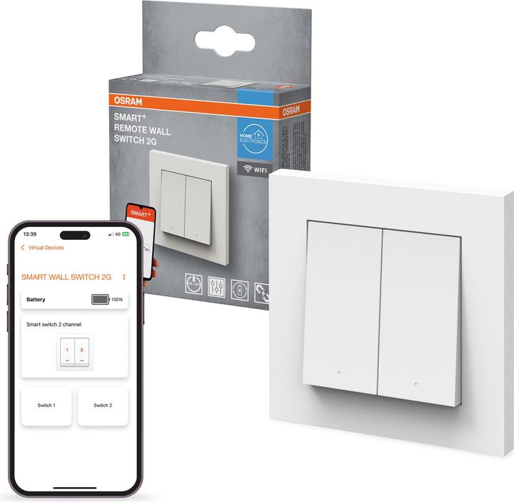 Image du produit Osram SMART+ WIFI REMOTE WALL SWITCH 2 Button